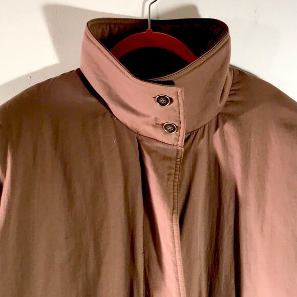Eddie Bauer Long Breen Winter Rayon Goose Down Filled Coat. L - Picture 2 of 9